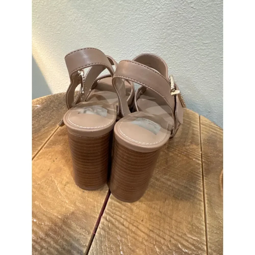 DV Dolce Vita Women's Tahini Heeled Sandals size 8.5 nude